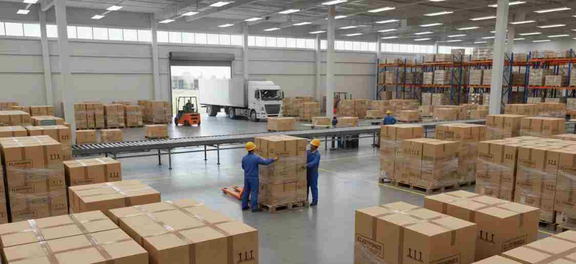 packing electronic items