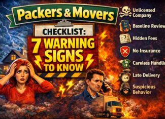 Packers and Movers Checklist: 7 Red Flags You Shouldn’t Ignore  
