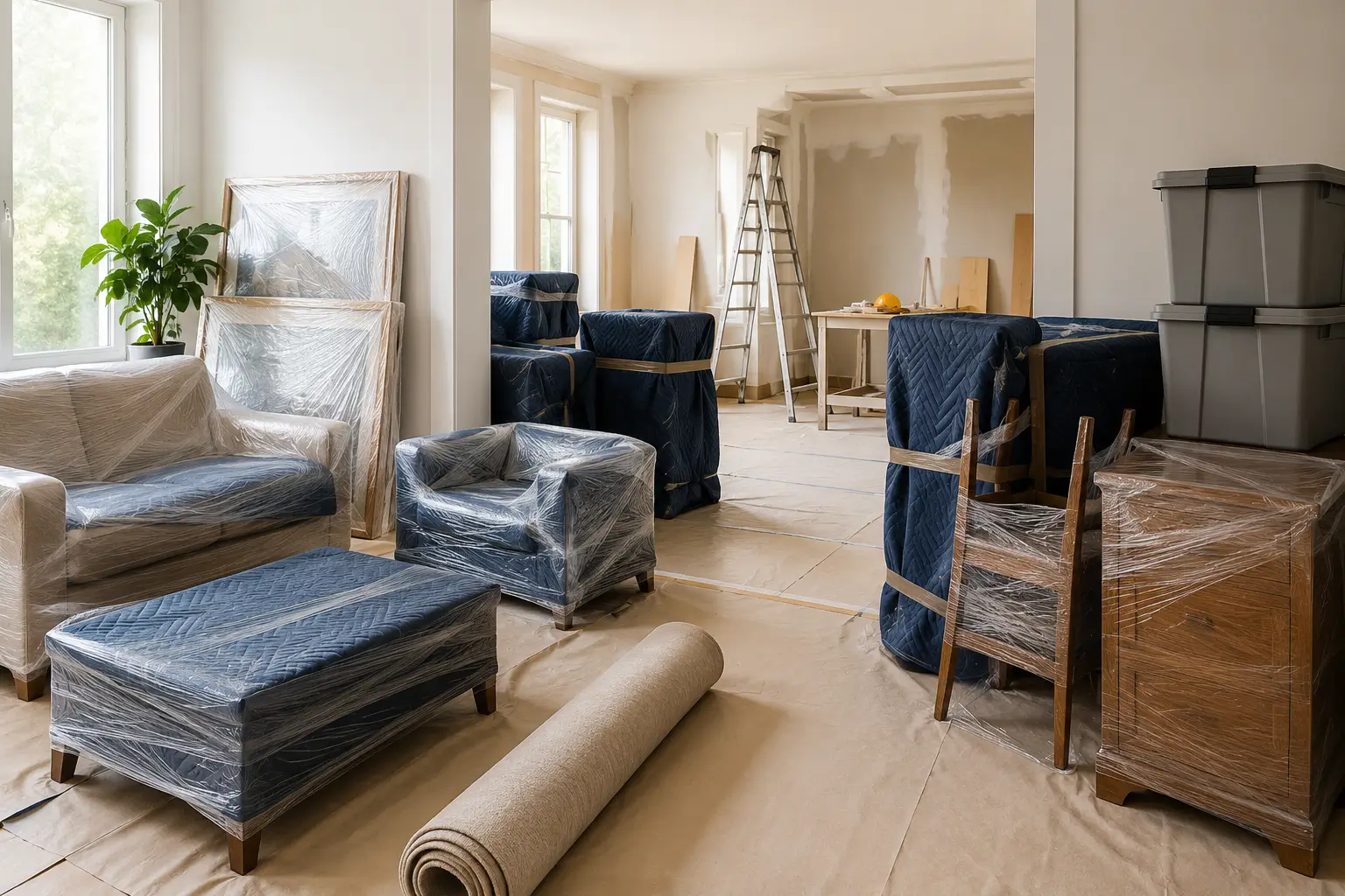 How to Store Furniture Safely During Remodeling