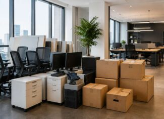 Office Downsizing or Hybrid Work Shift? How to Store Office Furniture & Hardware Without Wasting Money