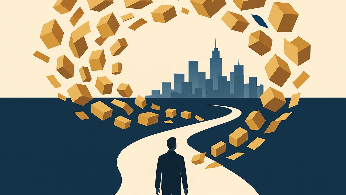 Illustration for the article "Checklist for Decluttering Before Moving to a New City"