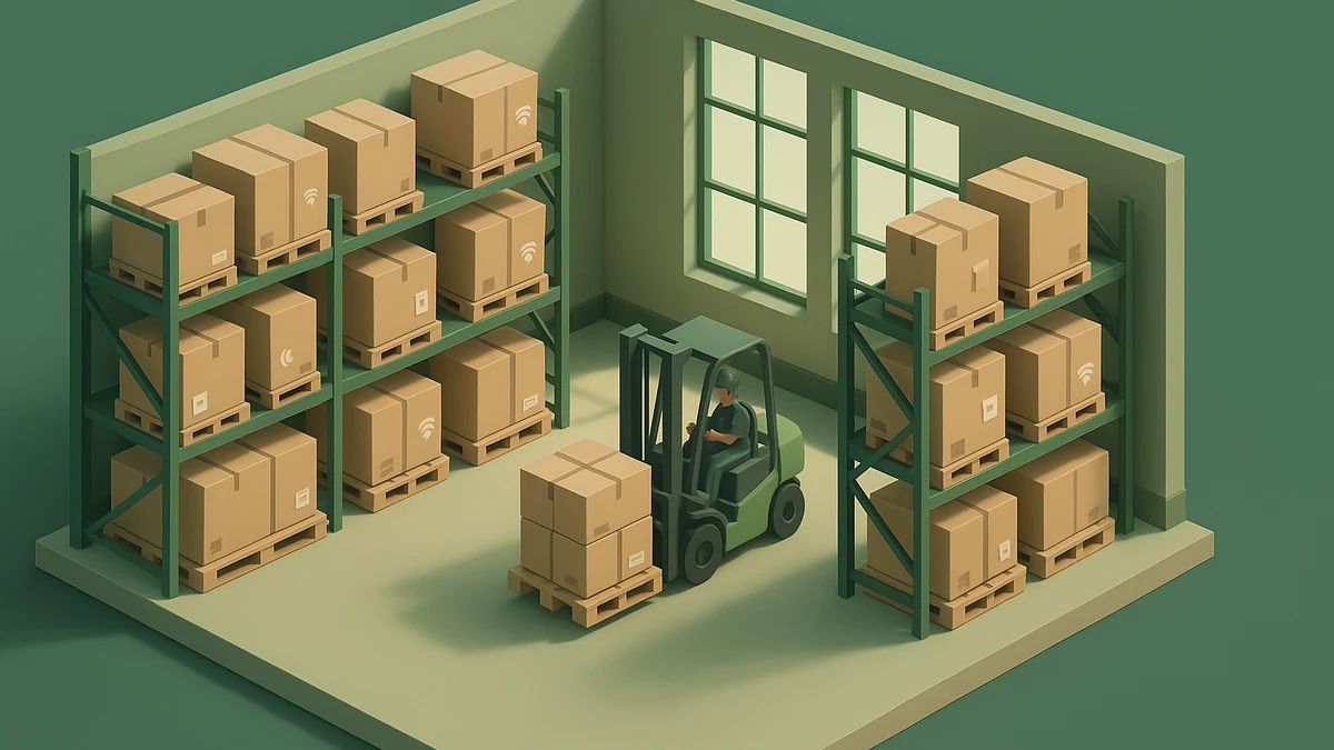 Illustration for the article "Understanding Warehousing Logistics for Supply Chain Optimization"