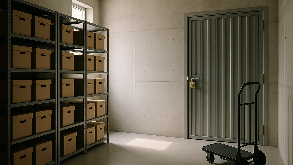 Illustration for the article "Storage Space in Mumbai: Sizes, Prices, and Facilities"