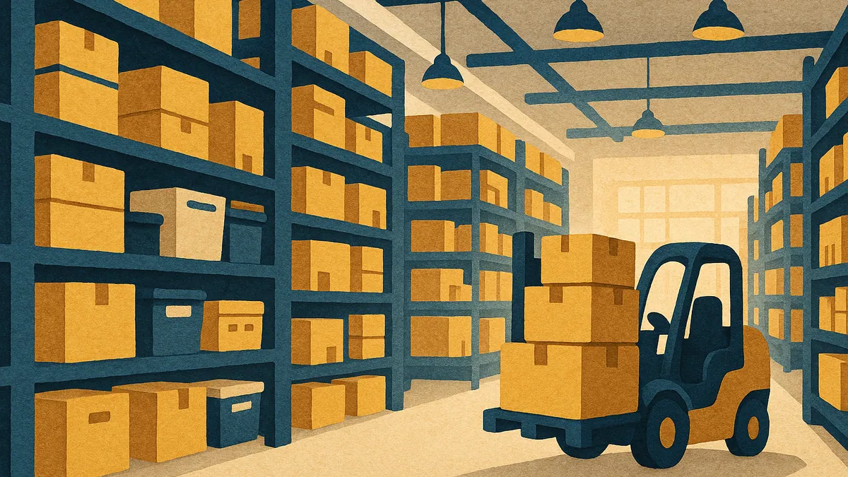 Illustration for the article "Understanding Inventory Storage and Its Role in Business Operations"